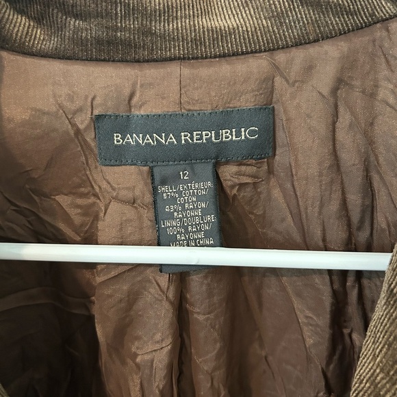 Brown Corduroy Banana Republic Button Blazer - Picture 6 of 7